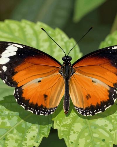 AI-generated illustration of Butterfly Conservatory