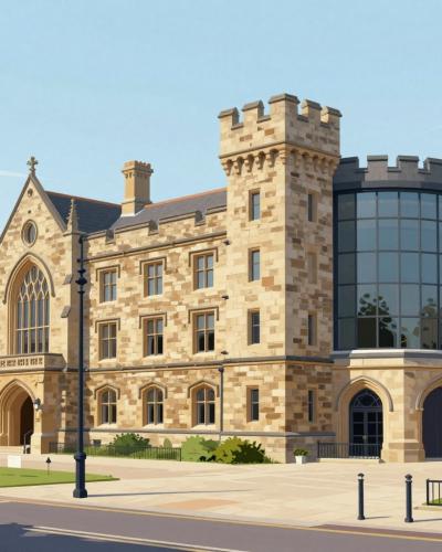 AI-generated illustration of Canadian Museum of History