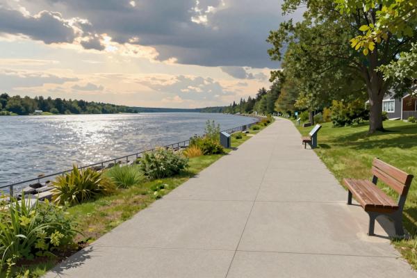Kamouraska Scenic Waterfront Promenade