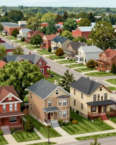 AI-generated illustration of Nutana Squares