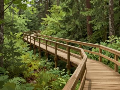 AI-generated illustration of Sentier des Sommets (Summit Trail)
