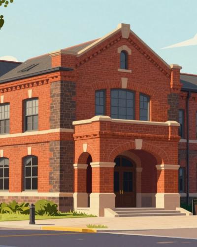 AI-generated illustration of Smiths Falls Community Theatre