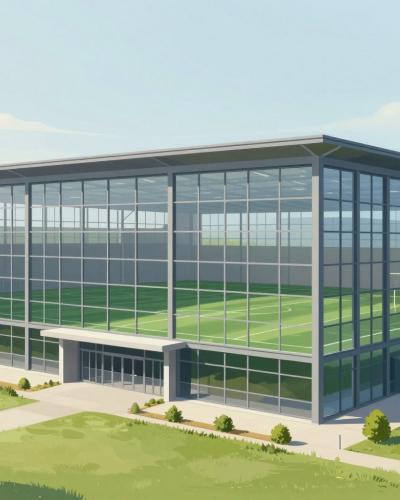 AI-generated illustration of Vaughan Sportsplex