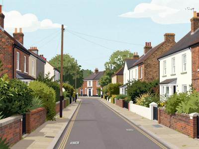 AI-generated illustration of Victoria Avenue
