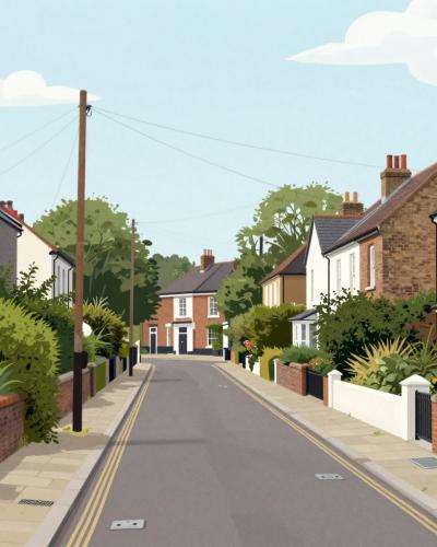 AI-generated illustration of Victoria Avenue