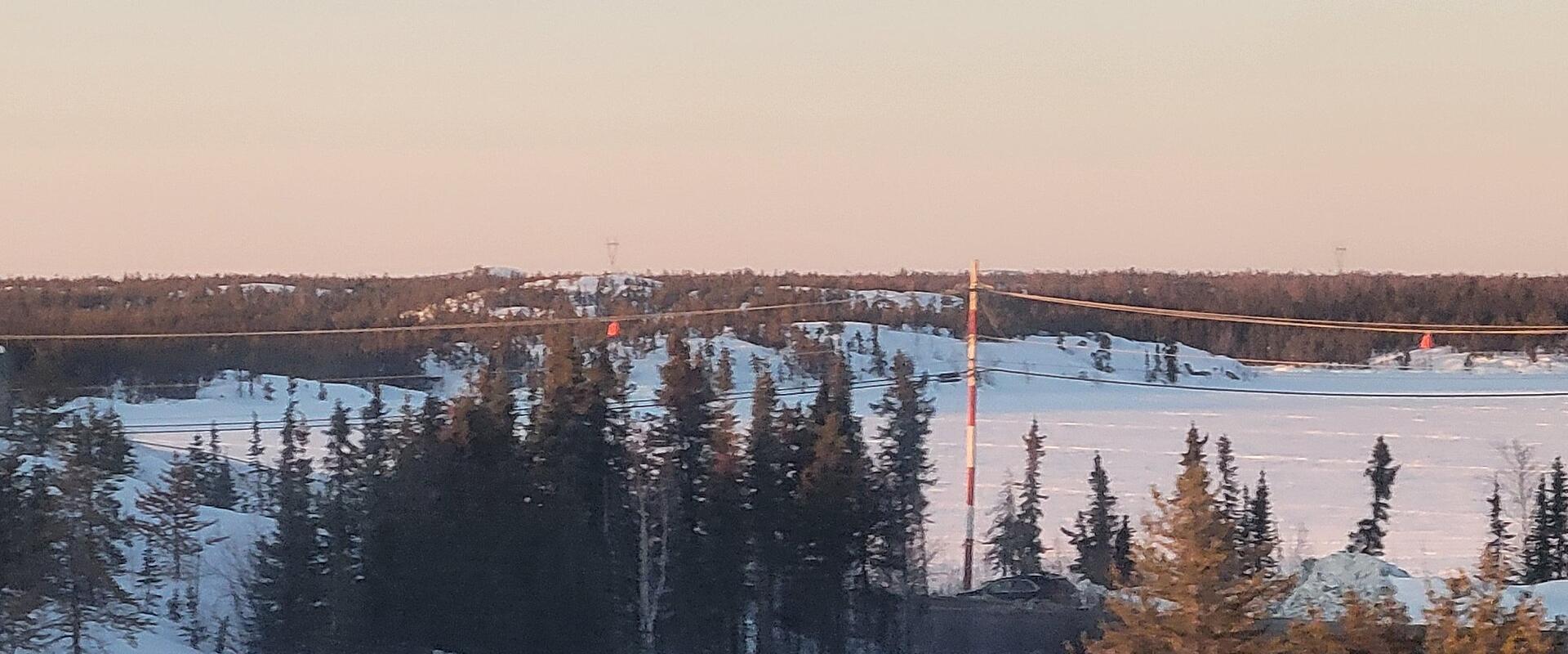 Long Lake in Fred Henne Territorial Park in winter