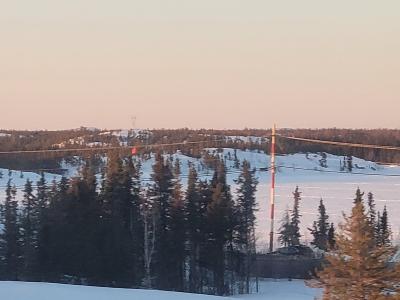 Long Lake in Fred Henne Territorial Park in winter