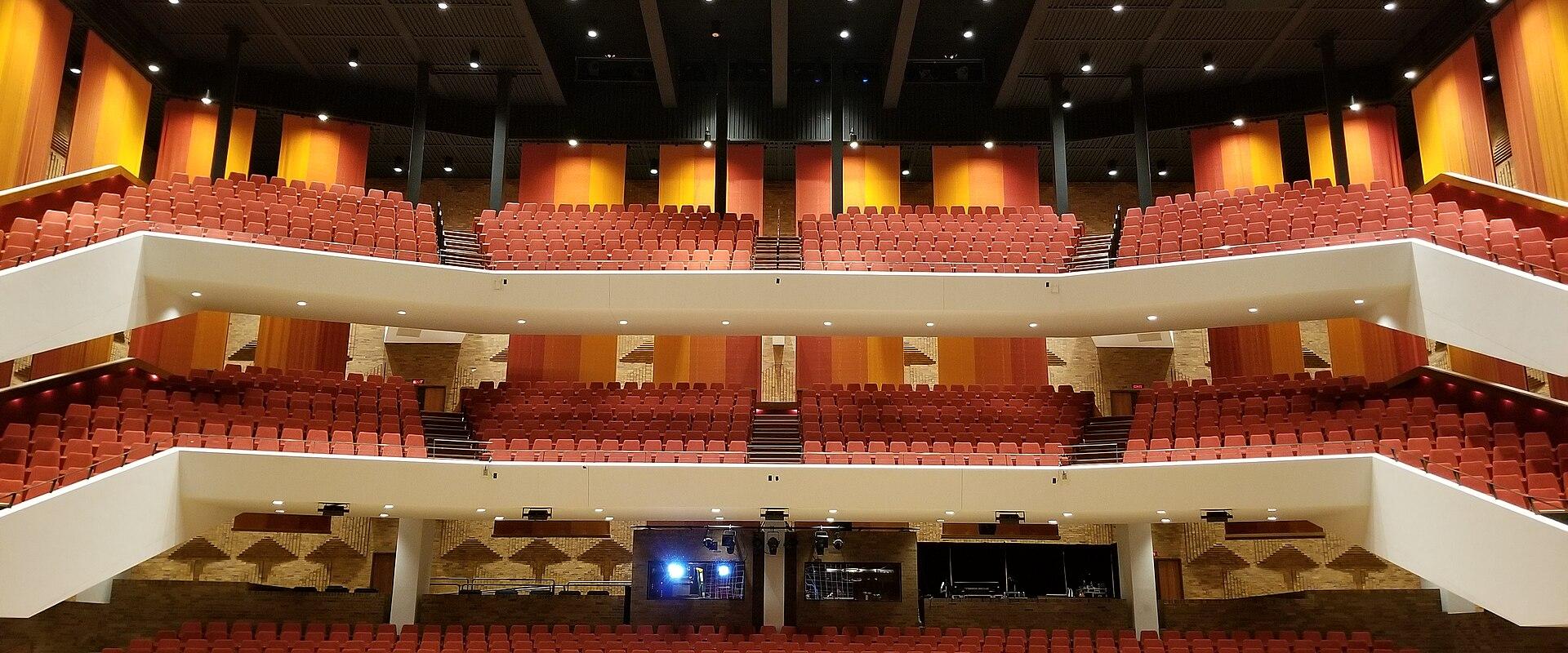 The Great Hall auditorium of FirstOntario Concert Hall, Hamilton