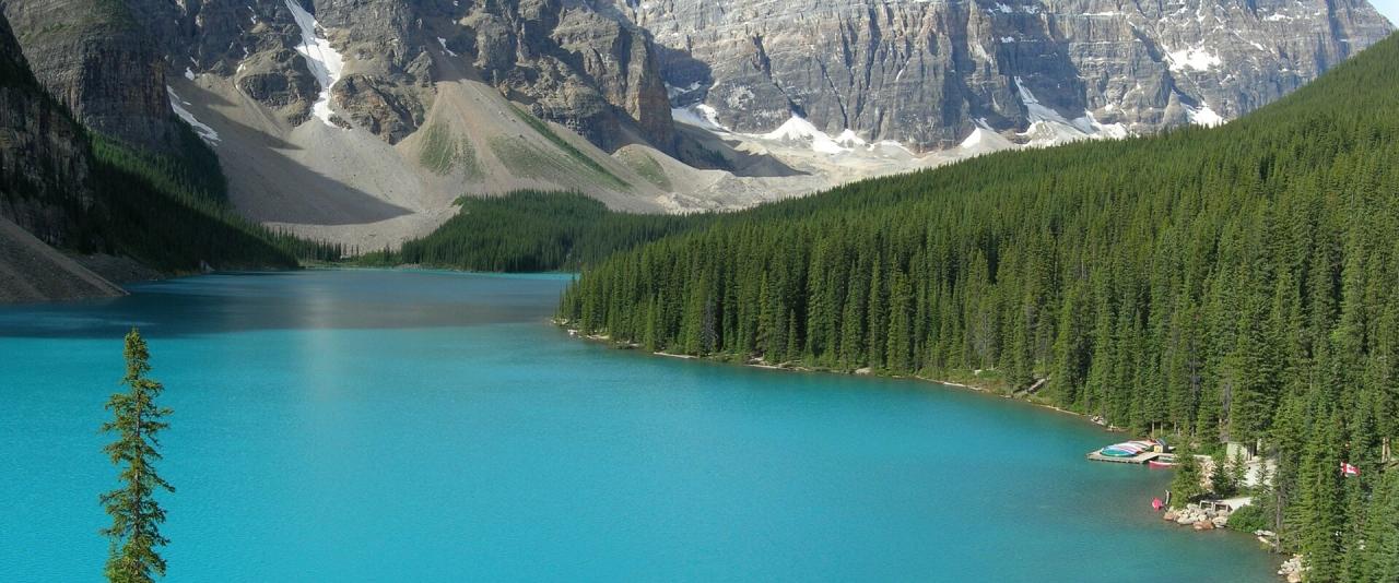 Moraine Lake and the Valley of the Ten Peaks in Banff National Park