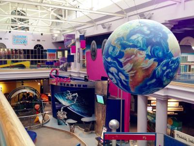 The exhibit floor of the Saskatchewan Science Centre