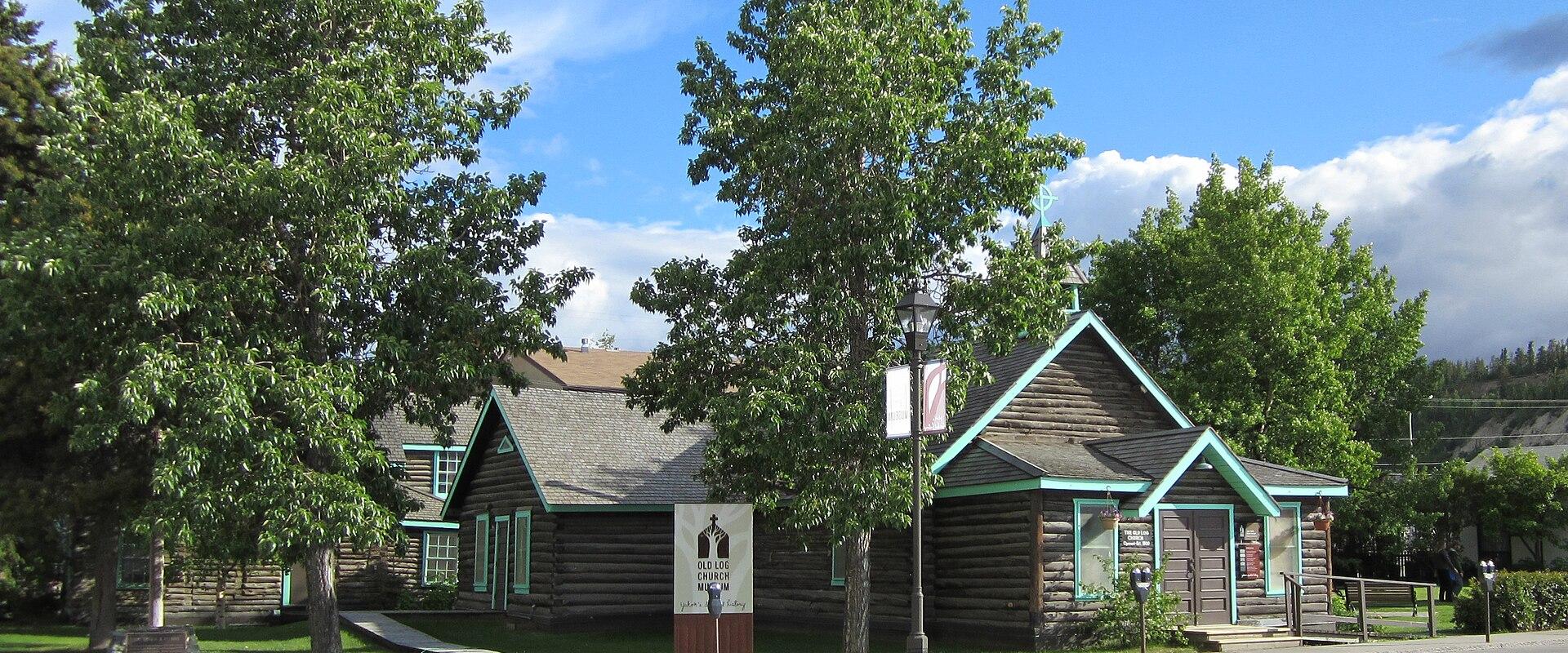 The Old Log Church in Whitehorse, the original Christ Church