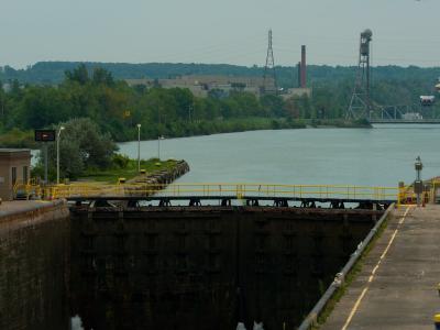 Lock 3 of the Welland Canal beside the St. Catharines Museum