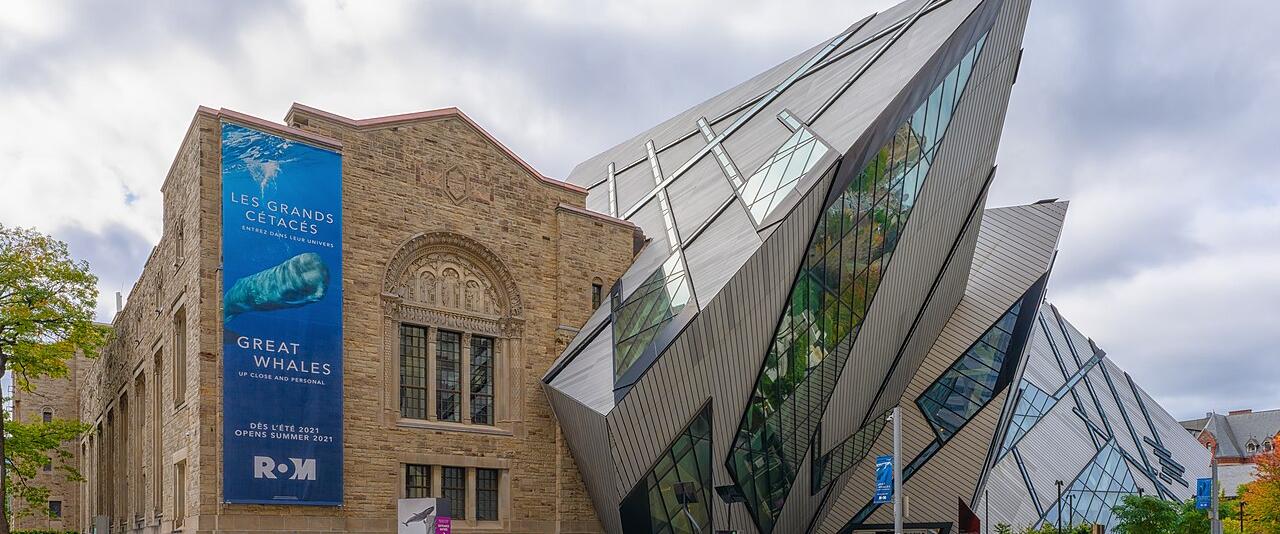 The Royal Ontario Museum and its Michael Lee-Chin Crystal, Toronto