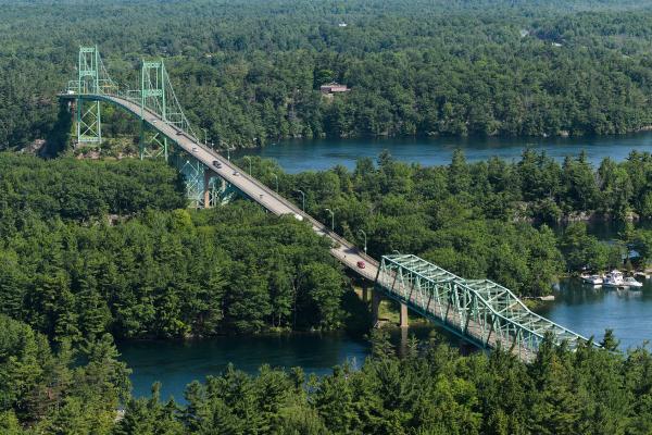 Nearby Thousand Islands Bridge Approach