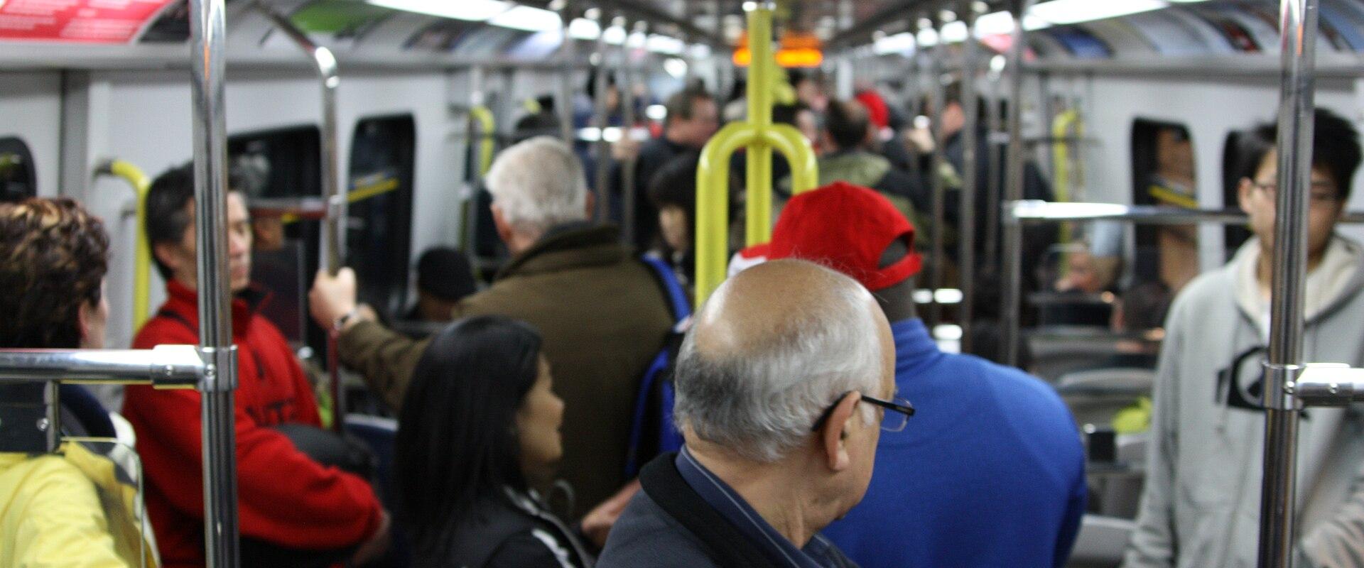 Riding the SkyTrain